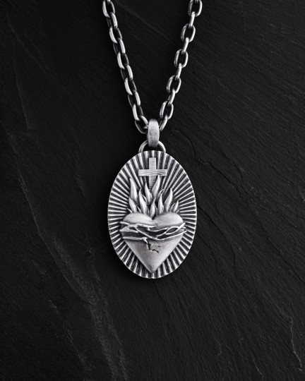Серебряный кулон SACRED HEART / Кулоны