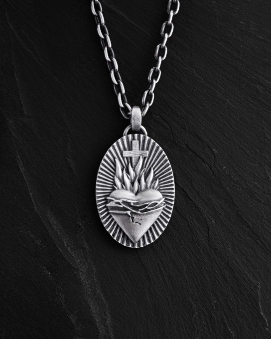 Серебряный кулон SACRED HEART / Кулоны