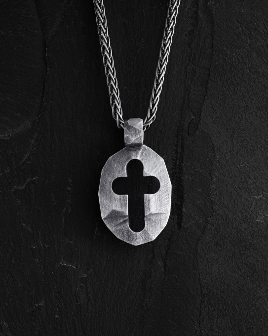 Серебряный кулон - крест SHIELD of FAITH / Кулоны