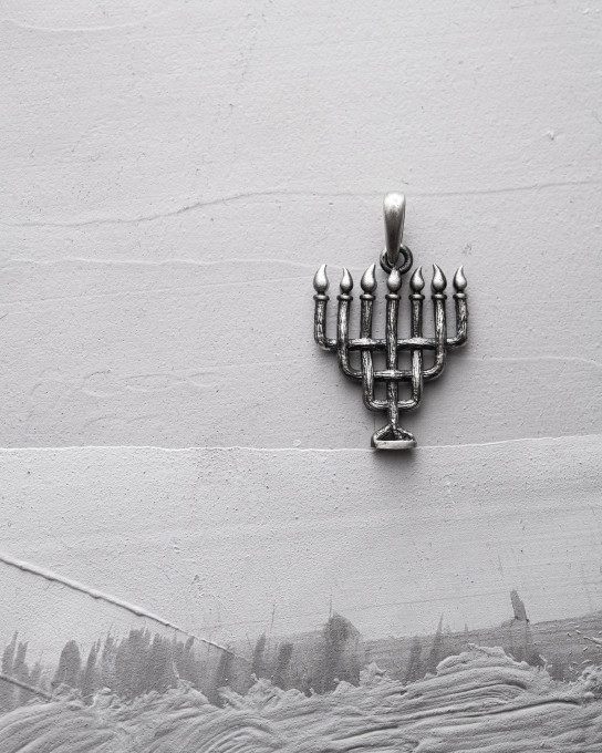 Серебряный кулон MENORAH / Кулоны + 2