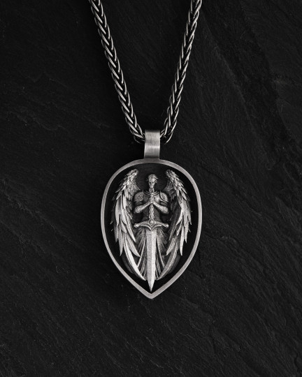 Серебряный кулон ARCHANGEL MICHAEL / Кулоны