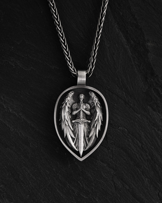 Срібний кулон ARCHANGEL MICHAEL / Кулони