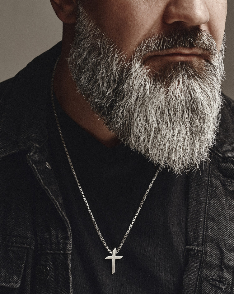 Silver cross EX FIDEI 9