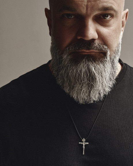 Срібний хрест CRUCIFIXION of JESUS CHRIST. INRI mini 4