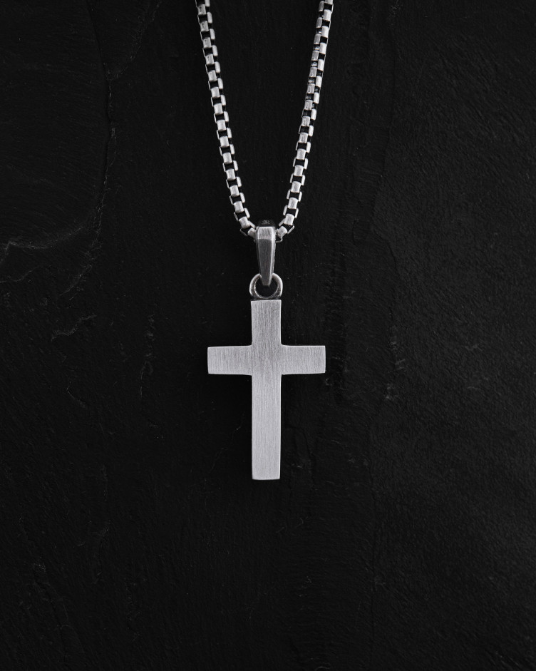 Серебряный крест HELIGHET 3499