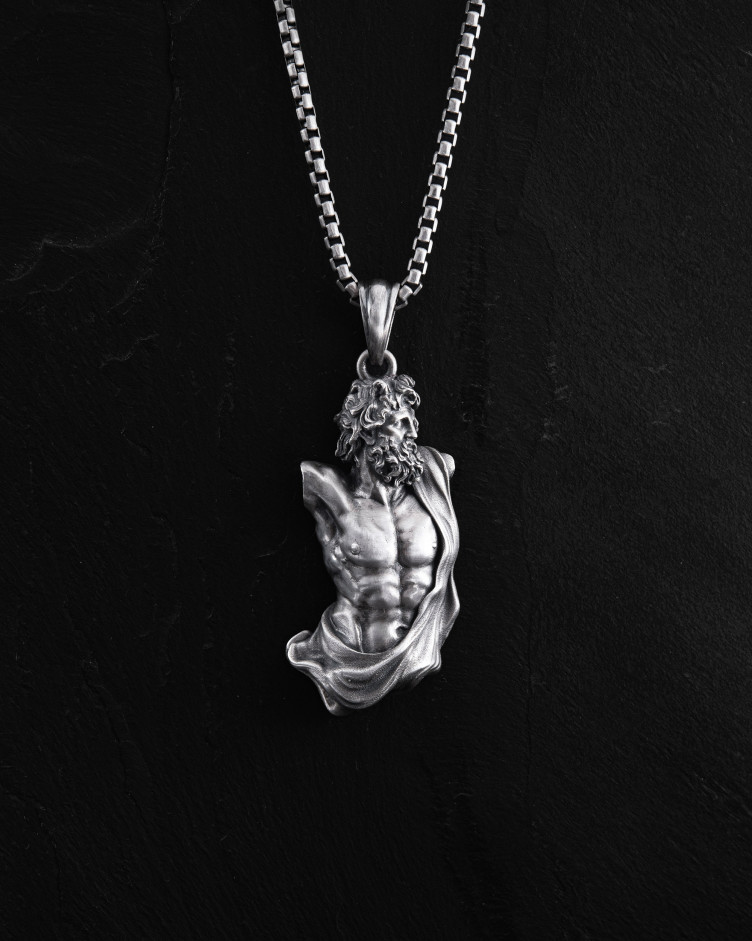 Silver pendant ZEUS 3483