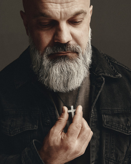 Срібний хрест на шнурку THE LORD'S PRAYER – OUR FATHER 2