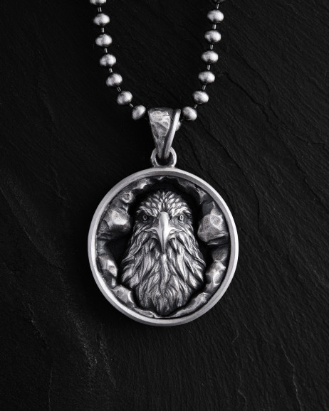 Silver pendant EAGLE
