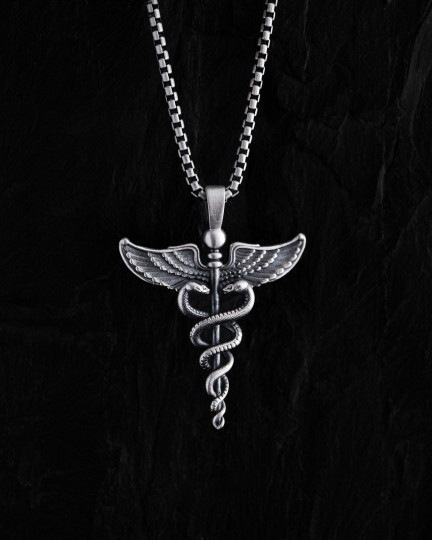 Серебряный кулон CADUCEUS / Кулоны