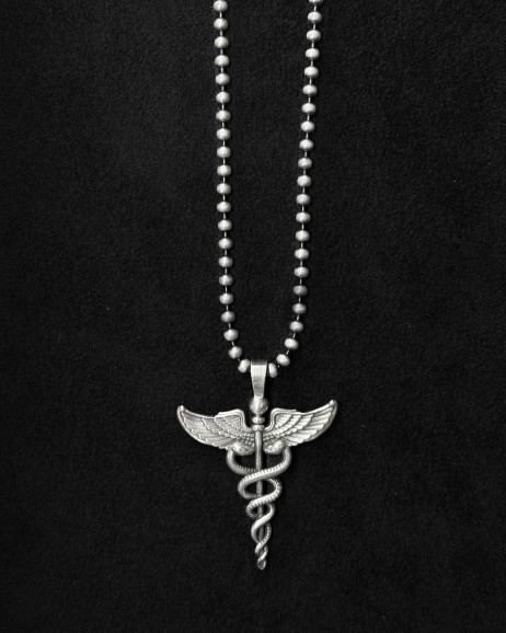 Срібний кулон CADUCEUS
