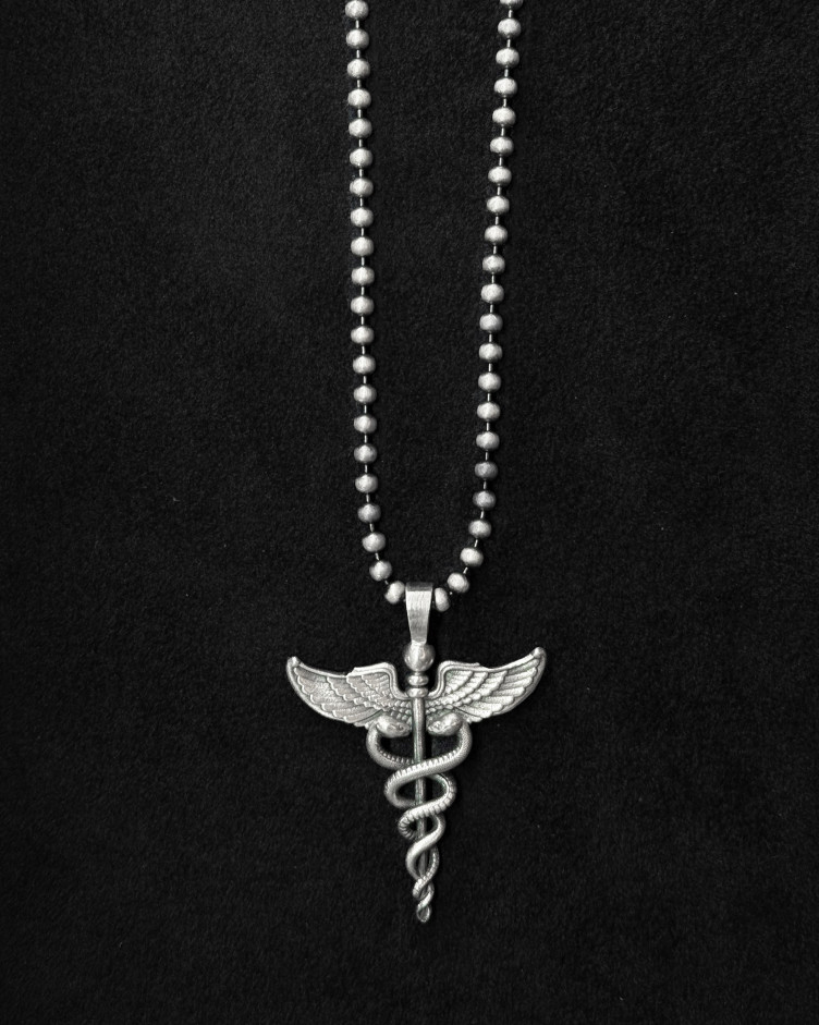 Срібний кулон CADUCEUS