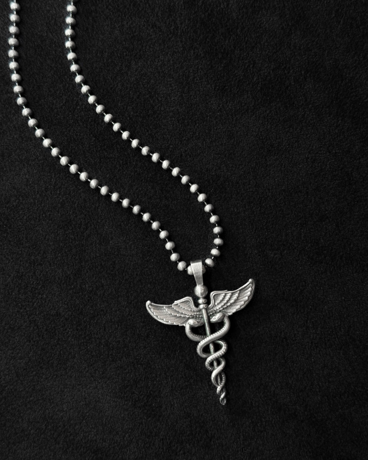 Срібний кулон CADUCEUS 2