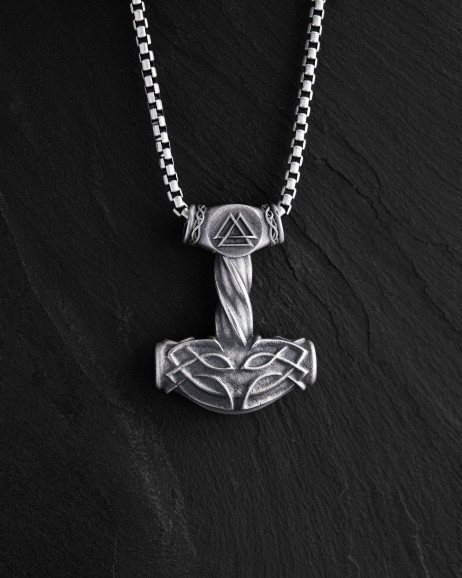 Серебряный кулон THOR'S HAMMER