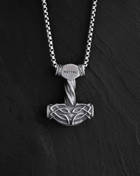 Срібний кулон THOR'S HAMMER 2
