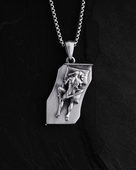 Серебряный кулон IN BED 3