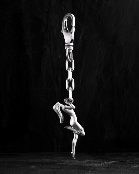 Срібний брелок SHIBARI