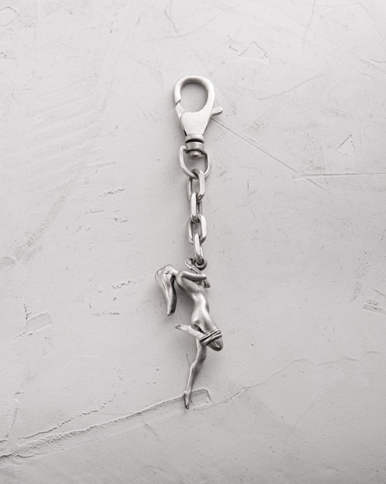 Silver keychain SHIBARI 5