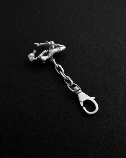 Серебряный брелок SHIBARI – INVERTED SUSPENSION / Аксессуары + 2