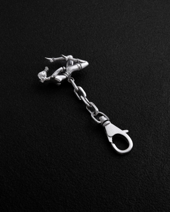 Серебряный брелок SHIBARI – INVERTED SUSPENSION / Аксессуары + 2