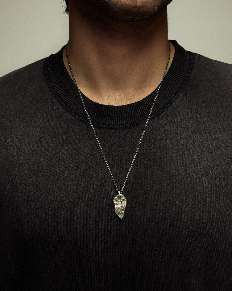 Silver pendant LEO CONSTELLATION on a chain 2