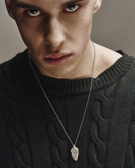 Срібний кулон СУЗІР'Я РАК на ланцюжку 2