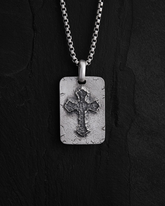 Срібний кулон FLEURY CROSS / Кулони