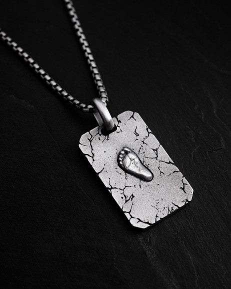 Silver pendant BABY FOOT 3 Reytel Silver pendant BABY FOOT 3