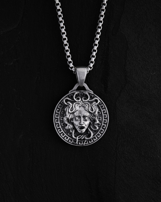 Серебряный кулон GORGON MEDUSA / Кулоны + 3