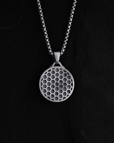 Silver pendant GORGON MEDUSA 3