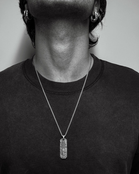 Срібний кулон AGAINST THE FLOW 4