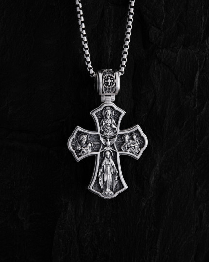 Срібний хрест FOUR WAY CROSS MEDALS / Кулони