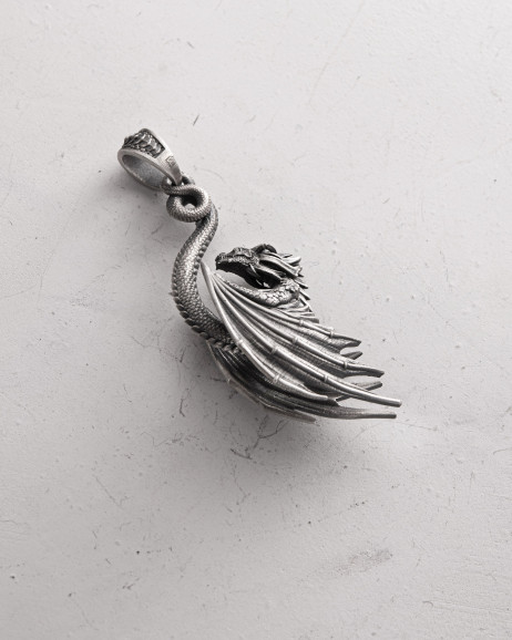 Silver pendant DRAGON 4 Reytel Silver pendant DRAGON 4