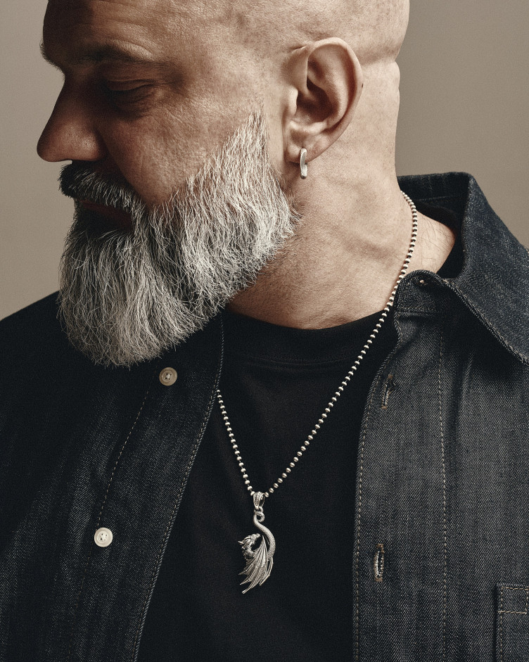 Silver pendant DRAGON 2