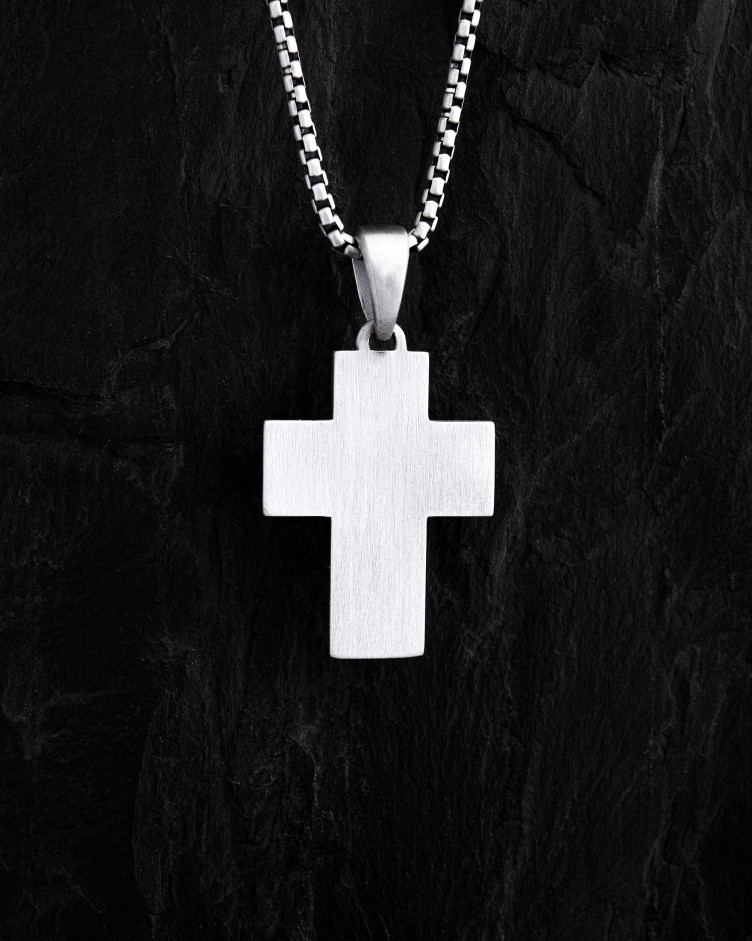 Срібний хрест ANCHOR CROSS 3