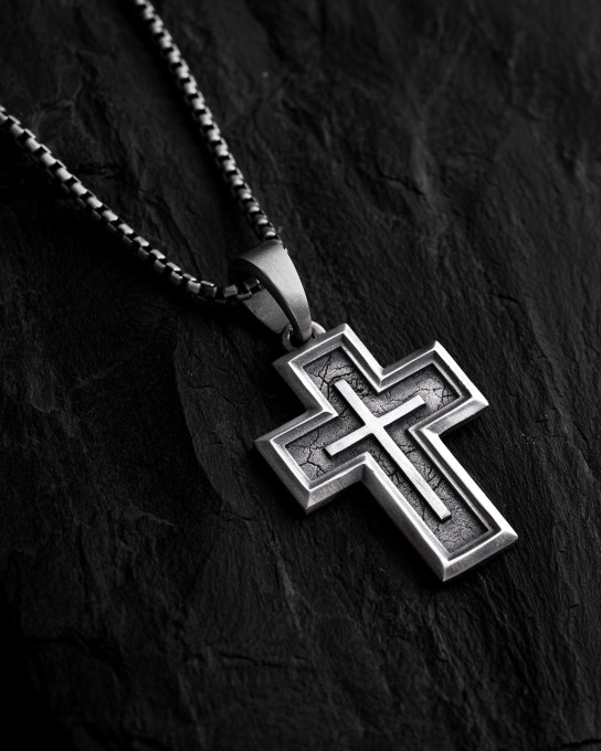 Срібний хрест ANCHOR CROSS / Кулони