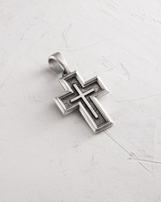 Срібний хрест ANCHOR CROSS / Кулони + 4