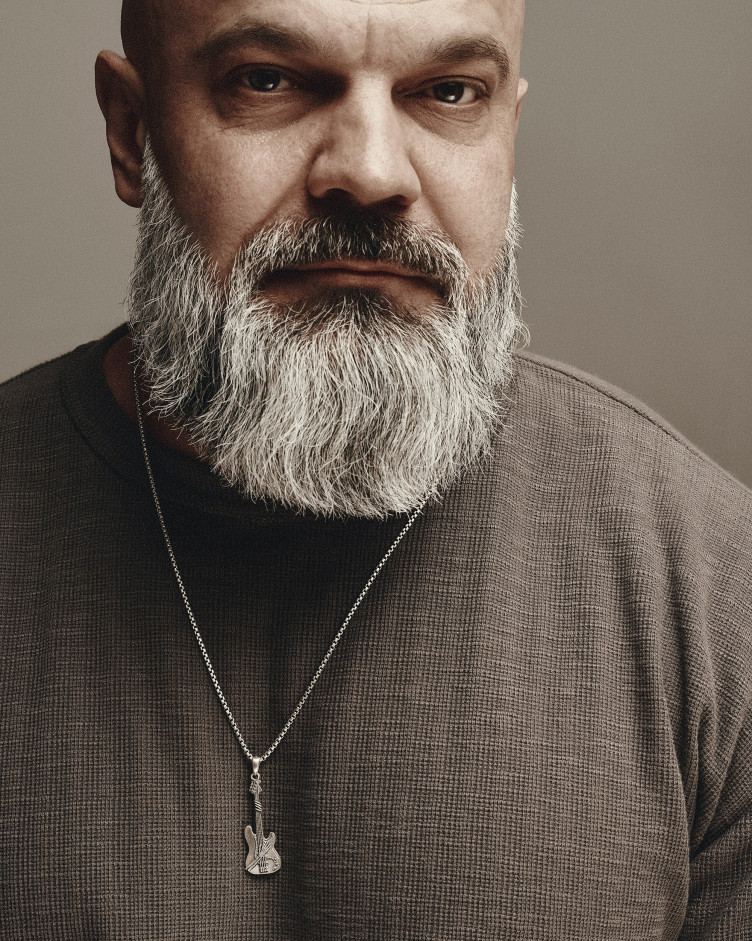 Silver pendant ROCK GUITAR 2