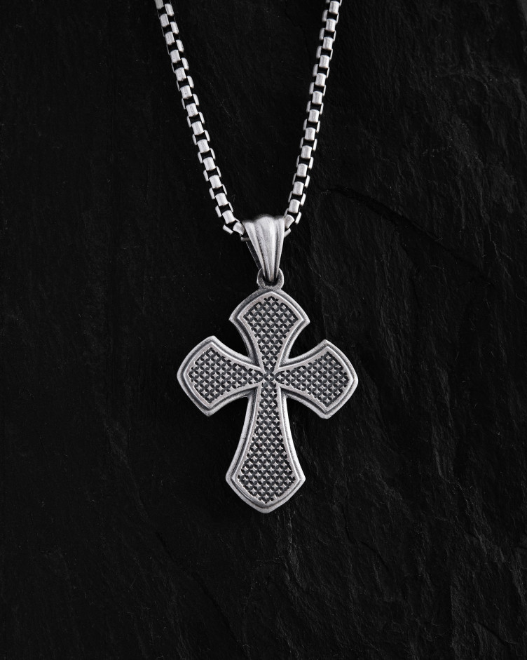 Серебряный крест NORTH STAR 5