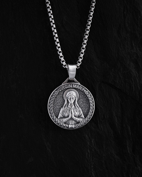 Срібний кулон VIRGIN MARY 2
