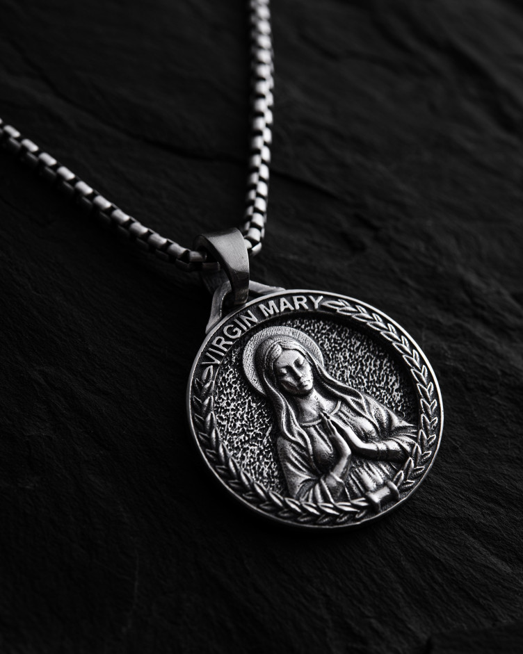 Серебряный кулон VIRGIN MARY