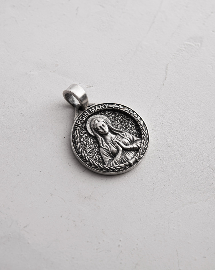Серебряный кулон VIRGIN MARY 4