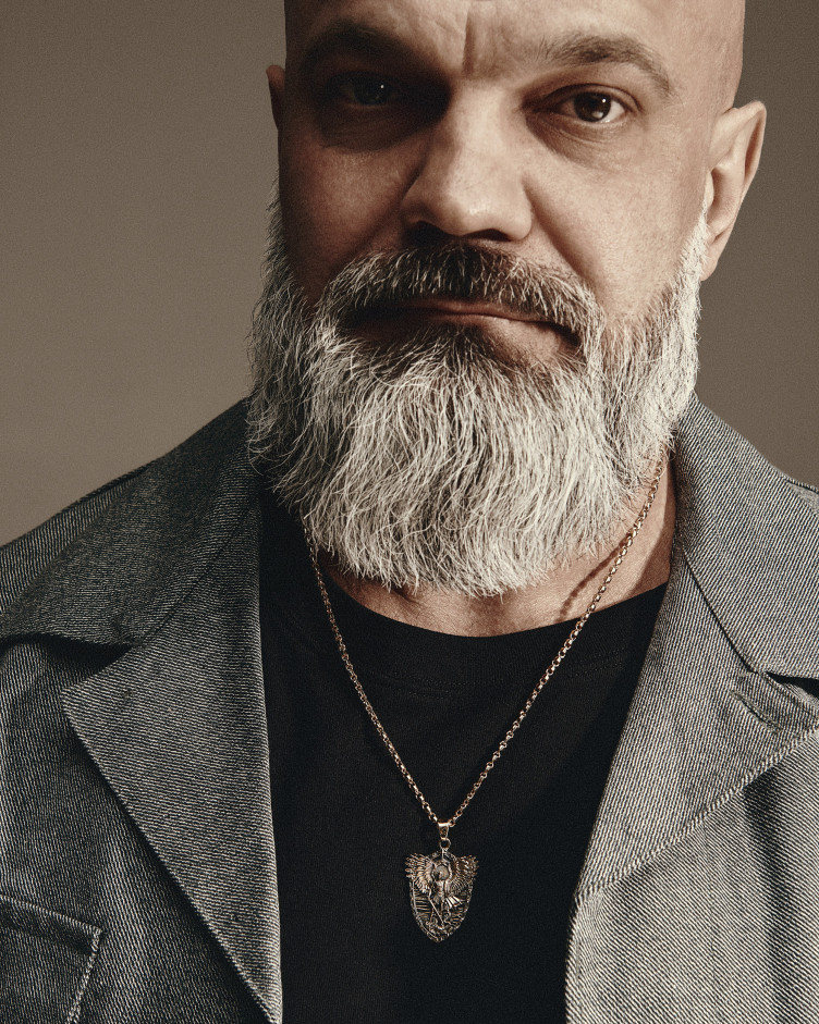 Кулон - щит ST. MICHAEL ARCHANGEL (желтое золото) 2