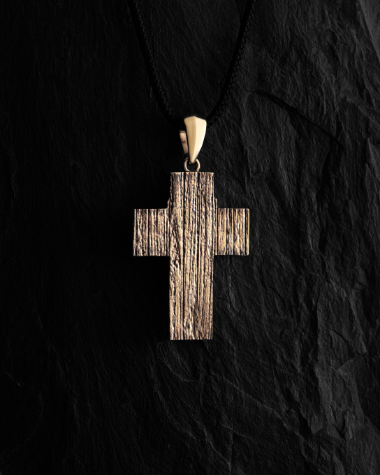 Крест REDEMPTION. JESUS CHRIST (желтое золото) / Кулоны + 4