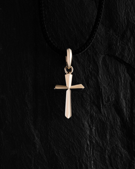 Cross GLAUBE (14k yellow gold) 4
