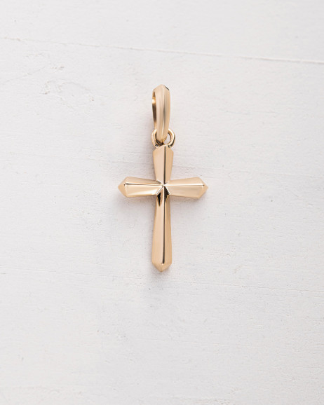 Cross GLAUBE (14k yellow gold) 2