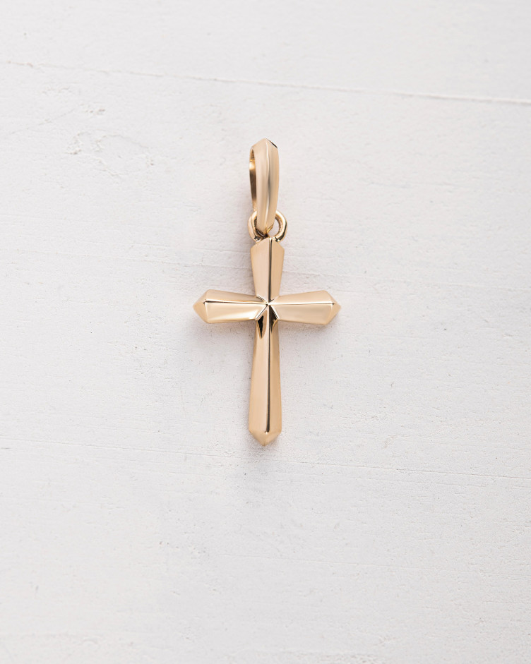 Cross GLAUBE (14k yellow gold) 2