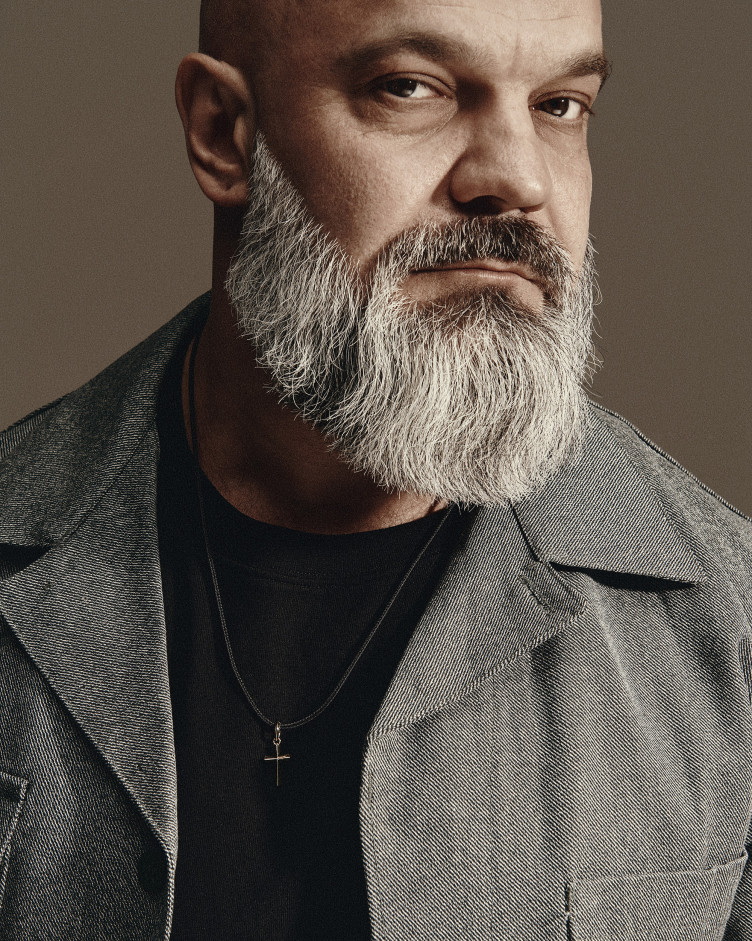 Крест GLAUBE (желтое золото) 2