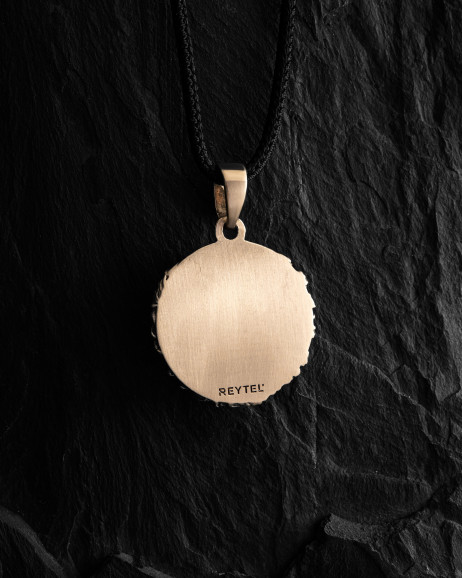 Pendant ANGEL AND DEMON (14k yellow gold) 4