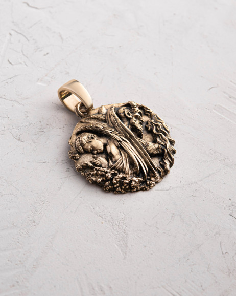 Кулон ANGEL AND DEMON (жовте золото)