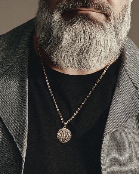 Кулон ANGEL AND DEMON (желтое золото) 2